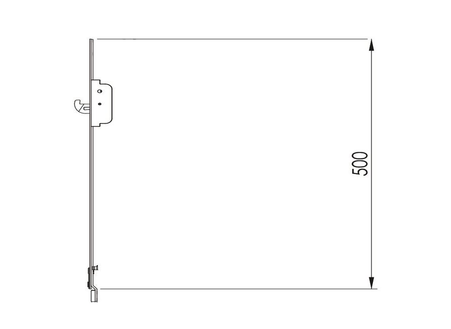 S2 DRB kantespagnolet 500 mm 1H KB