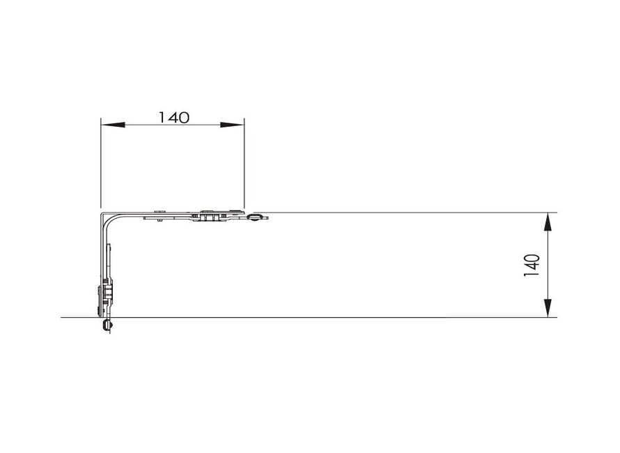 S2 DRB hoekoverbreng boven 140x140