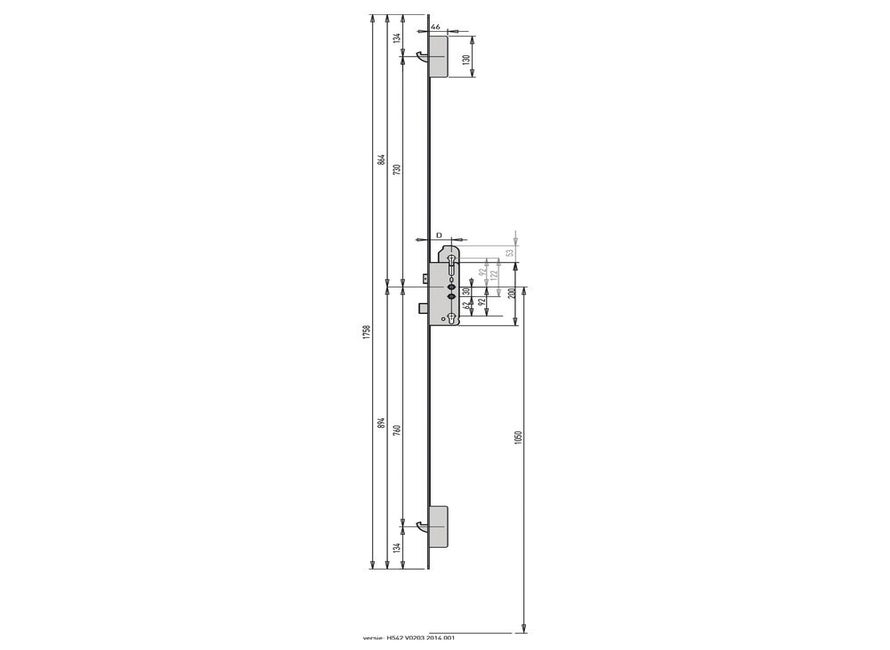 S2 MPS H542 65-12292 1758x20 RSL 2H