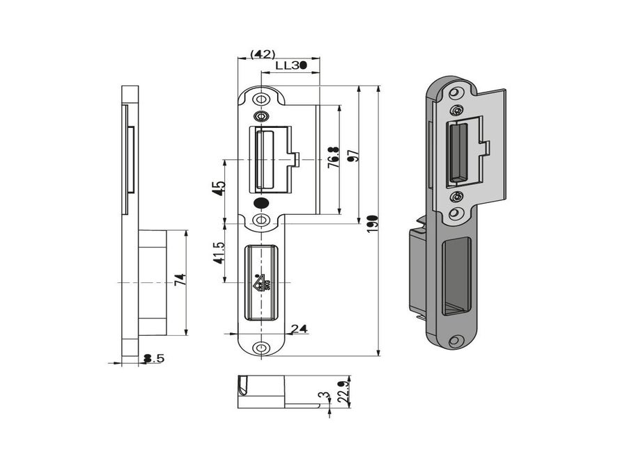 S2 SLS MPS DN 30 LR SKG2