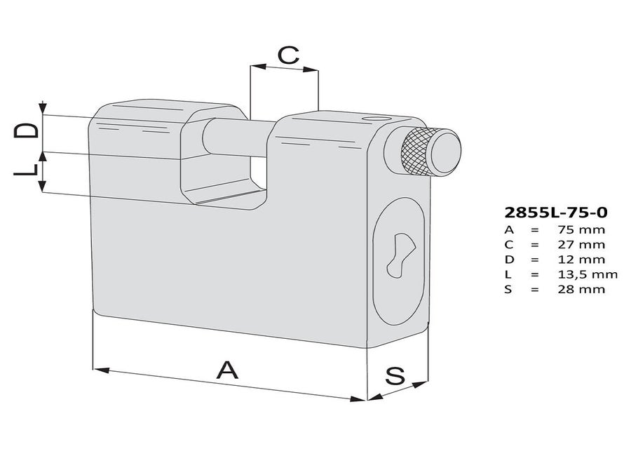 CISA PAD 2855L.75 VN VS