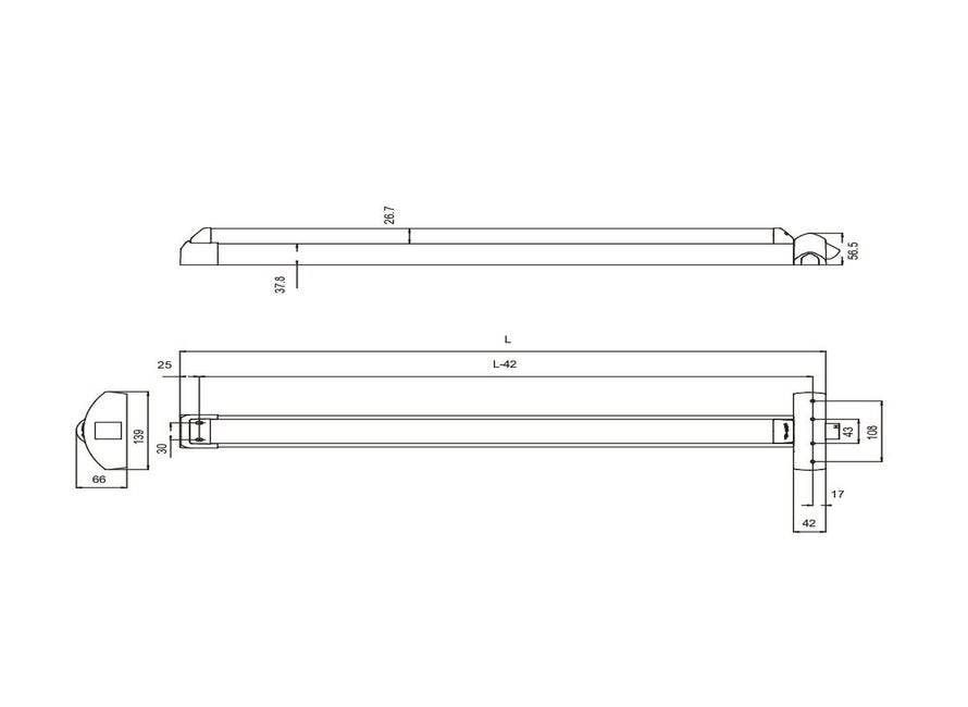 59811.11.0 paniekbalk 840 mm