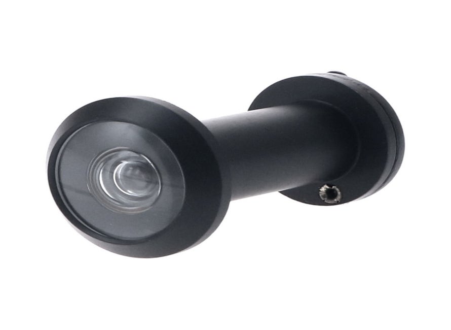 S2 deurspion zwart, brandvertragend